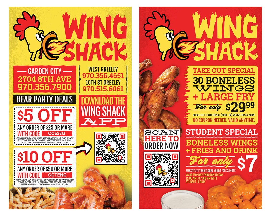 Wing Shack Campus Cash Coupons A Web Coupon Brought To You By