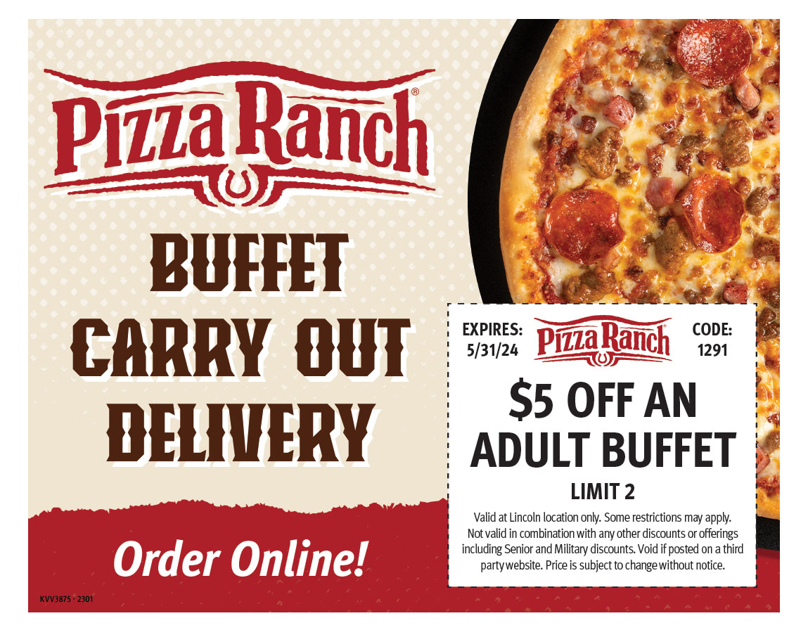 Pizza Ranch Campus Cash CouponsA Web Coupon Brought to you by Campus